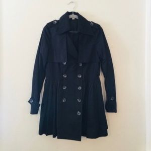 Double Zero Black Pleated Jacket Size L